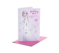 Princess Elsa Birthday Card - Disney Princess Birthday Card - Frozen Birthday Girl Card - Birthday Card Girls