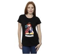 Princess Fearless Cotton T-Shirt Disney Black M