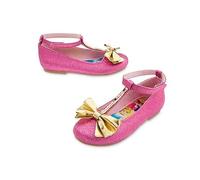 Princess Flat Glitter Pink Gold Shoes Girls Size UK 7 Rapunzel