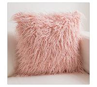 Princess Fringes Velvet Cushion Cover 45x45cm - Embroidered Tassel & White Lace Lumbar Pillowcase - Decorative Throw Pillow for Home & Sofa Style C