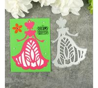 Princess Girl Metal Die Cuts, Cutting Dies for Card Making