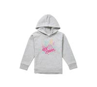 Princess Girl Power Jasmine, Rapunzel, Ariel Line Art Youth Kids Pull-Over Hoodie, Athletic Heather Disney Grey 9-11 Years