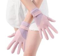 Princess Gloves - Textured Finish, Cooling Fiber Structure, Full Finger Coverage Providing Soft Touch Durability | Use for Little Girls, Cycling