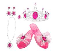 Princess Heels | 6 x 18.5 cm Pretend Non-Slip Heels With Ear Ring | Comfortable AKids Dress Up Shoes | For Necklace Ear Ring Daily Indoor Outdoor Home Vacation New Year Holiday Birthday Stage