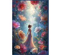 Princess in Fairytale Forest, Writing Journal/Notebook/Diary for Girls, 80 Lined Pages (6inx9in) - Hardcover