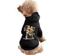 Princess Kisses The Frog Dog Hoodie Sweatshirt Pet Clothes Dog Pullover Sweaters Winter Jacket for Dogs Cats