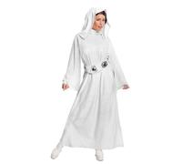 Princess Leia Ladies Costume Deluxe Star Wars Fancy Dress Outfit