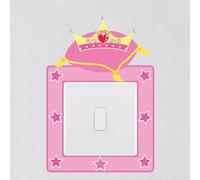 Princess Light Switch Surround Sticker Cute Nursery Childrens Girls Room Decal Wall Art Sticker Vinyl Kids Boys Girl Bedroom Room Decor