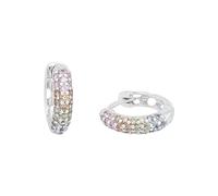 Princess Lillifee Creoles Ear jewelry, with Zirconia synth., 1,25 cm, Multicolor, Comes in jewelry gift box, 2027907