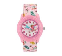 Princess Lillifee Girls' Quartz Watch Analogue with Textile Strap, Pink, 3 Bar Waterproof, Comes in Watches Gift Box