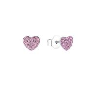 Princess Lillifee stud earrings 925 Sterling Silver girls' children's earrings, with Preciosa, heart, comes in a jewelry gift box
