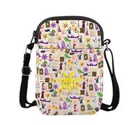Princess Long Hair Crossbody Bag At Last I See The Light Gifts Flynn Rider Gifts Princess Lanterns Messenger Bag (At Last I See UK2)
