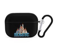 Princess Magic Kingdom Magical Earbud Case Compatible for Airpods Pro | Protective Case,Hard Shell,Bluetooth Headphone Case,Portable,Headset Cover,with Keychain