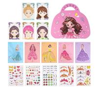Princess Makeup Activity Book, Princess Painting Kit,Cosmetic Makeup Game - Creative Cosmetic Makeup Game, Educational Role Play Toys for Girls Fun for Kids