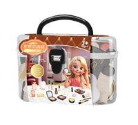 Princess Makeup Cosplay Kit - Kids Pretend Cosmetic Set, Indoor Role Play Toy | Interactive Plays Set Encourages Creativity and Imagination Compact Storage Box Portable Lightweight Gift for Girls