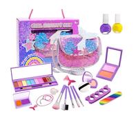 Princess Makeup Kit - Interactive Washable | Little Girls Makeup Lipstick Nail Crafting | for Granddaughter Sisters Classmates Preschoolers Birthday Christmas New Year
