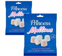Princess Mallows Marshmallows Pink and White 2 x 190g