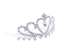 Princess Mini Hair Tiara Girls Woman Hair Comb | Crystal Rhinestone Wedding Hair Accessories | Charming Bridal Headpiece | Elegant Party Prom Decor - #2