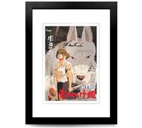 Princess Mononoke Cast Signed A4/A3 Poster Photo Print Framed Autograph Gift Anime Movie Hayao Miyazaki Studio Ghibli Fans (A4 Framed & Mounted)