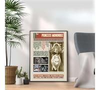 Princess Mononoke1 Designer Art Print - Studio Ghibli Inspired Wall Art, Anime Poster for Home Decor, Gift for Ghibli Fans, Japanese Fantasy Illustration Print (A3 Print Only)