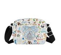 Princess Movie Gift Fairy Tale Castle Prince & Princess Cartoon Movie Inspired Gift Crossbody Bag (Princess Movie cb UK)