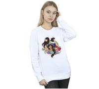 Princess Mulan Jasmine Snow White Sweatshirt Disney White S
