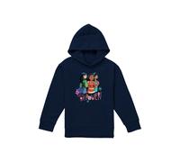 Princess Mulan, Moana, Jasmine Extra Girl Power! Youth Kids Pull-Over Hoodie, Navy Disney Navy 9-11 Years