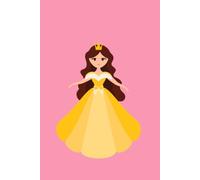Princess Notebook: 100 Lined Pages for Girls and Kids, School and Note-Taking, 6x9 Inches
