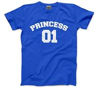 Princess Number 1 - Kids T-Shirt - Cute Princesses Sassy Number Day 7-8 Years Blue