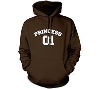 Princess Number 1 - Unisex Hoodie - Cute Princesses Sassy S Brown