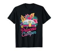 Princess of the Camper Van Retro Glamping Design T-Shirt