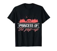 Princess Of The Pop-Up caravanning Nature Camping T-Shirt