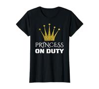 Princess On Duty Crown Princess T-Shirt