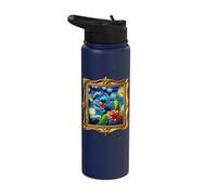 Princess Parrot Starry Night Princess Parrot Stainless Steel Insulated Water Bottle