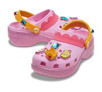 Crocs Princess Peach Classic Platform Clogs Pink EU 37-38 Woman