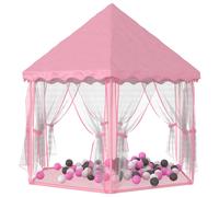 Princess Play Tent with 250 Balls Play House Game Tent Multi Colours vidaXL