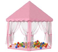 Princess Play Tent with 250 Balls Play House Game Tent Multi Colours vidaXL
