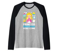 Princess Preschool Here I Come First Day School Raglan Baseball Tee