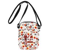 Princess Red Crossbody Bag Red And Chloe Gifts Red Broken Hearts Gifts Red Princess I'm A Rebel Gifts (REBEL cb uk1)