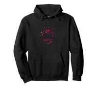Princess Security Boys Tiara Protection Agency Royal Guard Pullover Hoodie, Adult Unisex, Black, S
