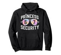 Princess Security Officer Mom 67 Athletic Nebula for kids Pullover Hoodie