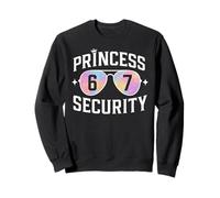 Princess Security Officer Mom 67 Athletic Nebula for kids Sweatshirt