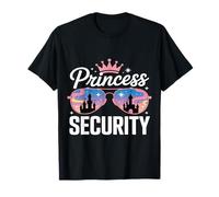 Princess Security Retro Castle Magic Family Trip Party Mom T-Shirt