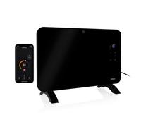 Princess Smart 1000W Glass Panel Heater Black