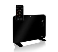 Princess Smart Glass Panel Heater 1000W Black