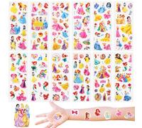 Princess Stickers, 12 Sheets 3D Cute Puffy Stickers for Children Kawaii Cartoon Animal Waterproof Vinyl for Girls Laptop Computer Guitar Phone Case Refrigerator Gifts DIY