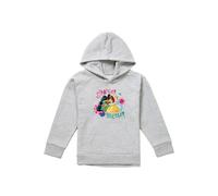 Princess Stronger Together With Jasmine, Tiana, Belle Youth Kids Pull-Over Hoodie, Athletic Heather Disney Grey 5-6 Years