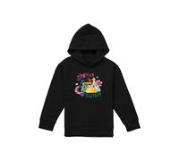 Princess Stronger Together With Jasmine, Tiana, Belle Youth Kids Pull-Over Hoodie, Black Disney Black 9-11 Years