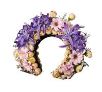 Princess Style Purple Hairpin Flower, Women's Hairpin Flower Headband, Ancient Style Photo Headband for Women Girls(Color7)