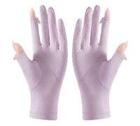 Princess Sun Gloves: Splicing Texture Finish, Cooling Fiber Structure, Full Finger Coverage Provides Smooth Durability | Daily Use Purpose For Girls P